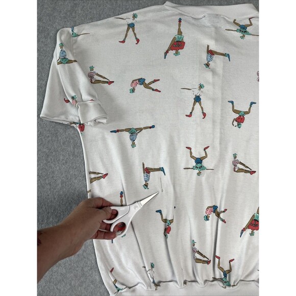 Vintage Andrew St. John Sweatshirt Exercise Jazzercize 1980’s 1990’s Medium Read - Picture 12 of 12